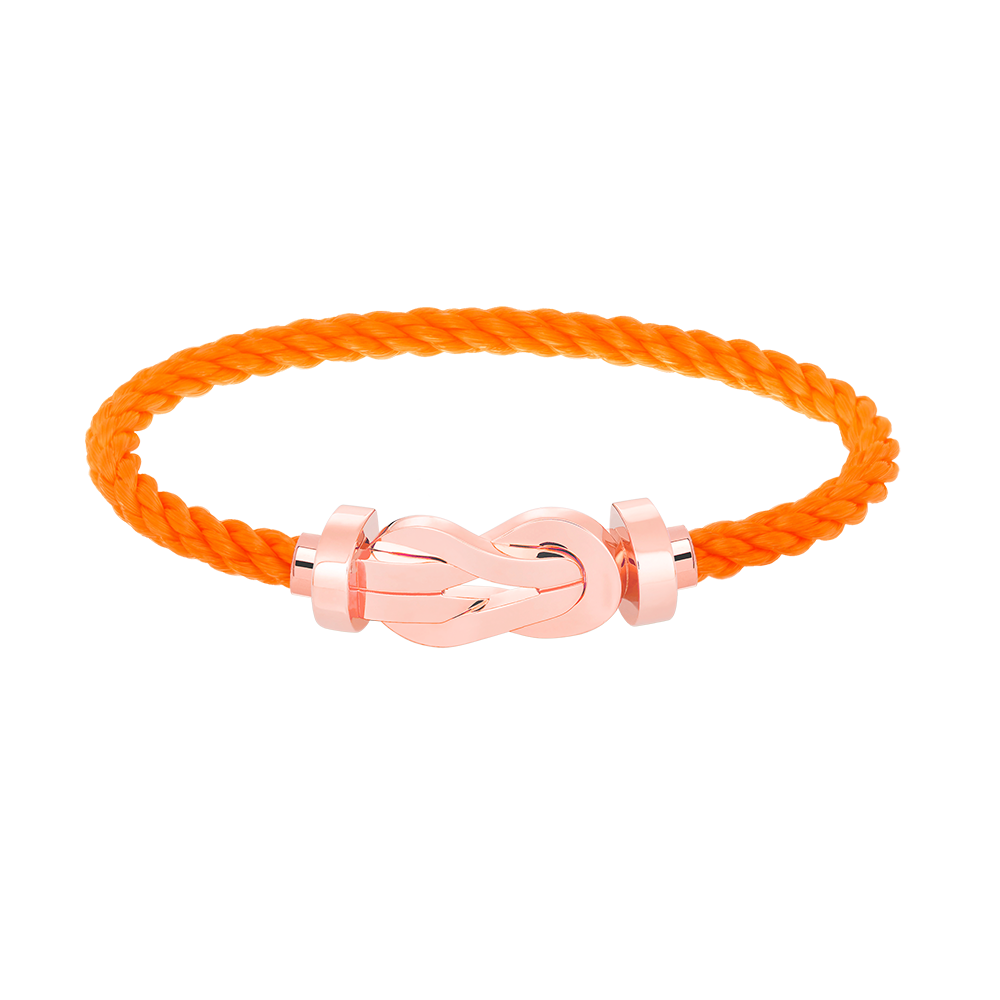 [LUXE JEWELRY]CHANCE LARGE 8 FIGURE BUCKLE NO DIAMOND BRACELET ROSE GOLD