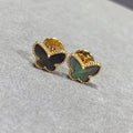 [LUXE JEWELRY]BUTTERFLY DARK MOP  EARRINGS