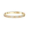 [LUXE JEWELRY] LOVE BRACELET 6.1MM DIAMOND-PAVED 10 BIG DIAMONDS