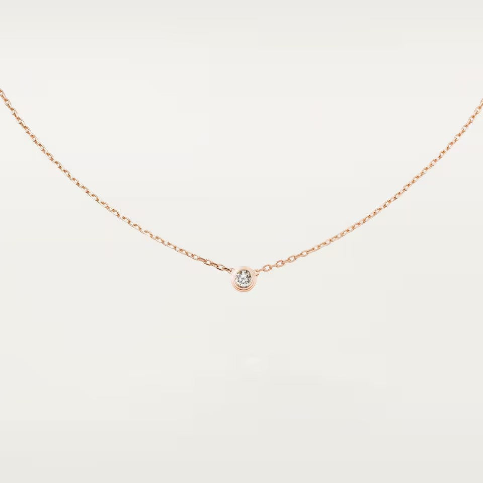 [LUXE JEWELRY] DAMOUR DIAMOND NECKLACE