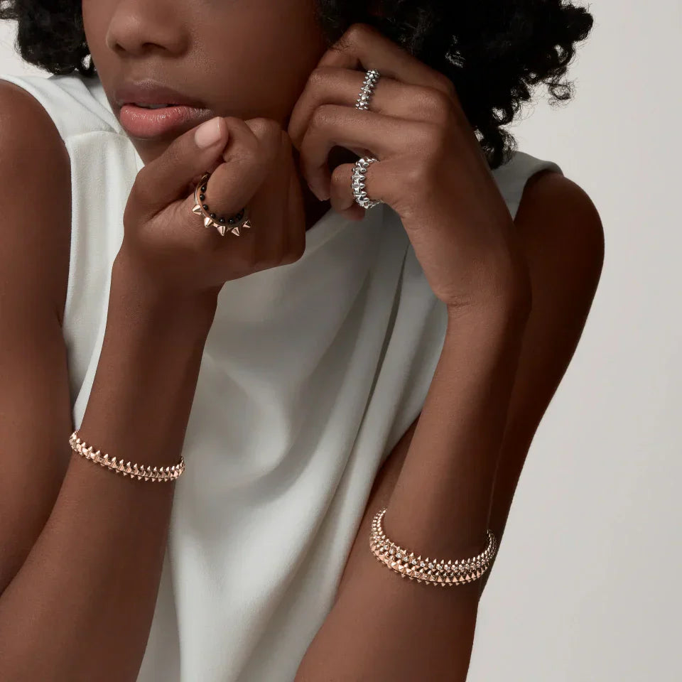 [LUXE JEWELRY] CLASH  BRACELET 8MM DIAMONDS