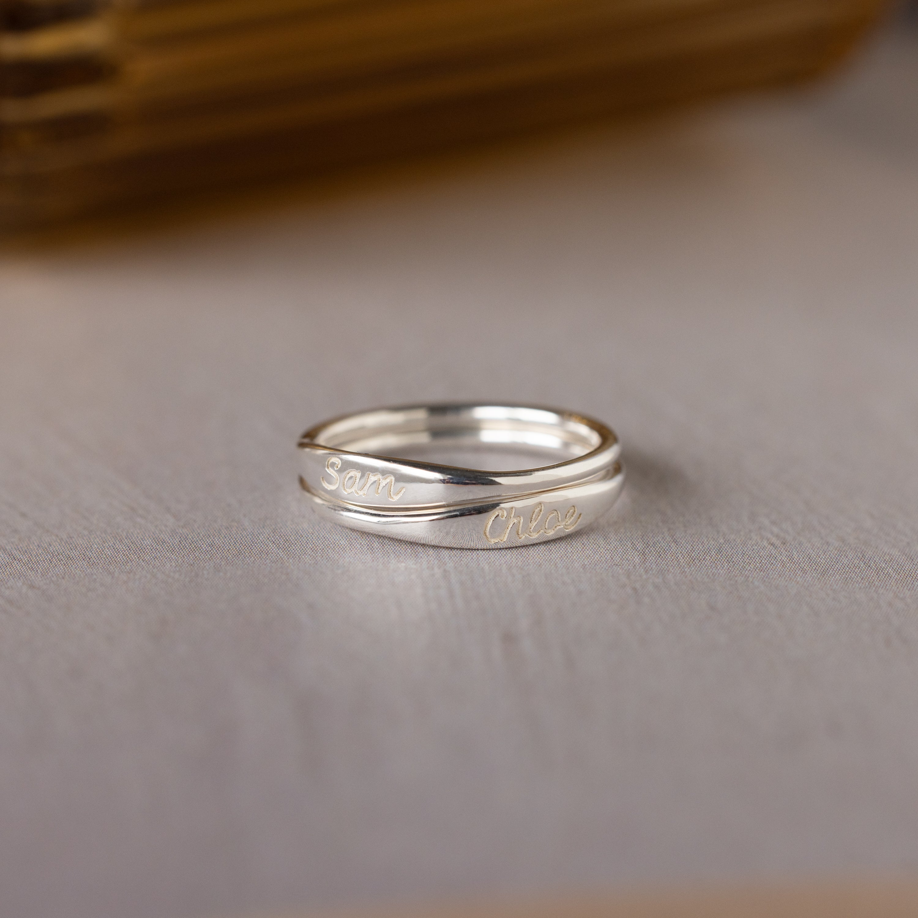 Ann Skinny Name Ring