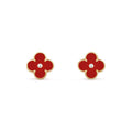 [LUXE JEWELRY]CLOVER  15MM DIAMOND EARRINGS COLLECTION