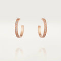 [LUXE JEWELRY] LOVE EARRINGS 3.6MM DIAMOND PAVED
