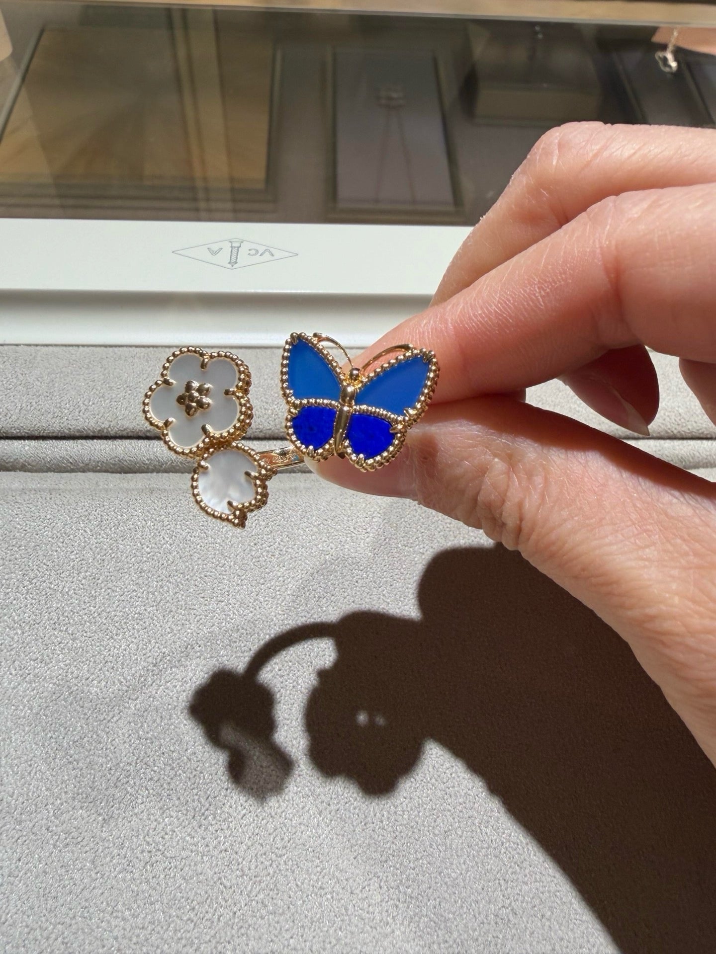 [LUXE JEWELRY] LUCKY SPRING BUTTERFLY OPEN-FACE RINGS