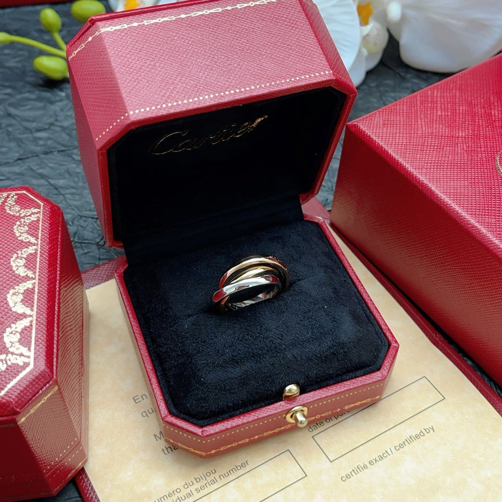 [LUXE JEWELRY] TRINITY 3.2MM RING COLLECTION