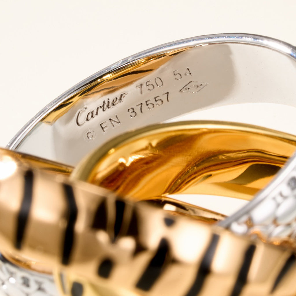 [LUXE JEWELRY] TRINITY  RING LEOPARD PRINT