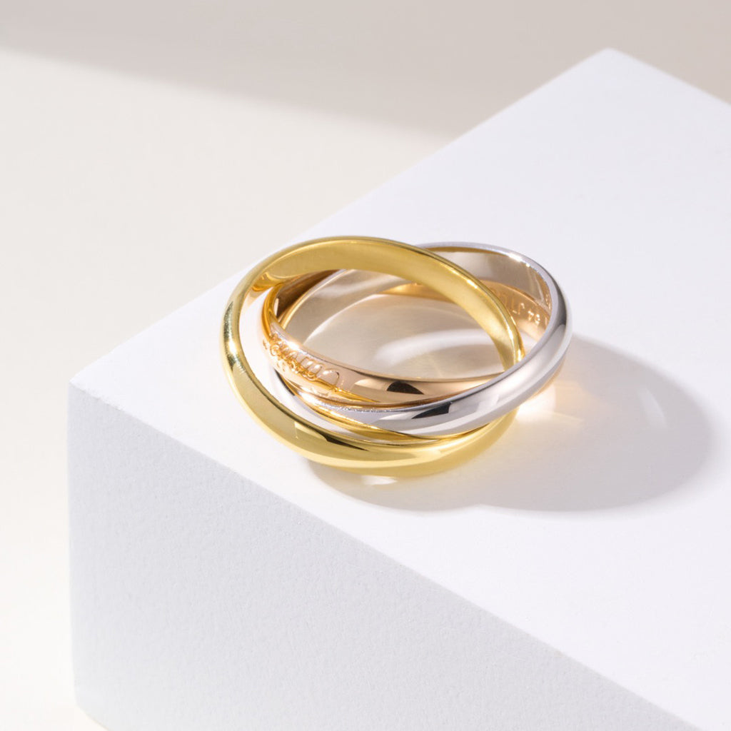 [LUXE JEWELRY] TRINITY 3.2MM RING COLLECTION