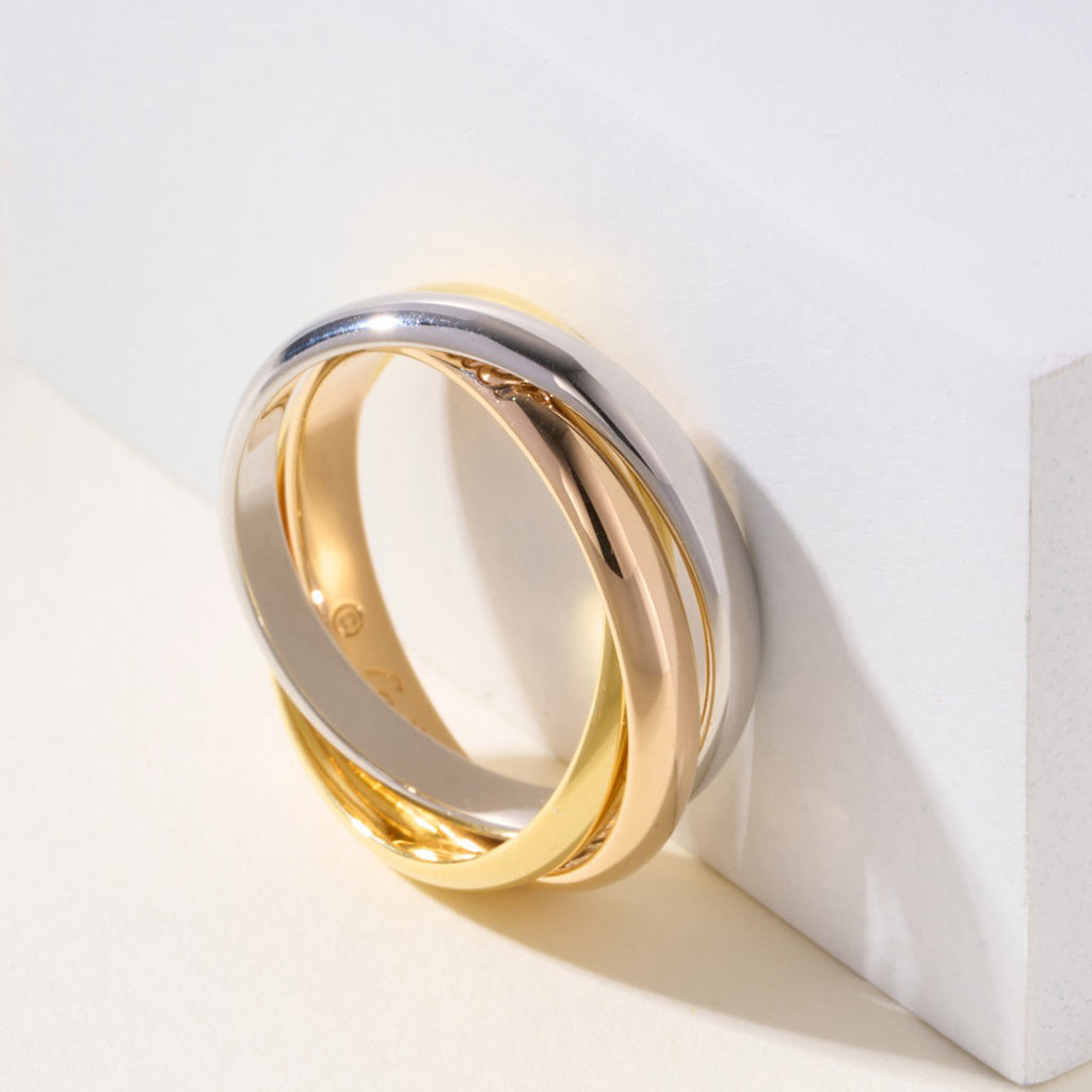 [LUXE JEWELRY] TRINITY 3.2MM RING COLLECTION
