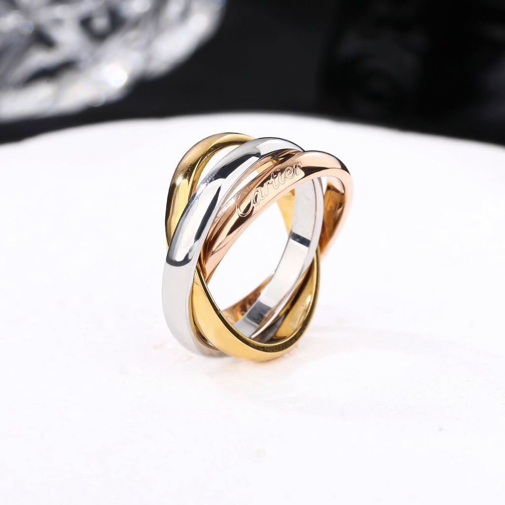 [LUXE JEWELRY] TRINITY 3.2MM RING COLLECTION