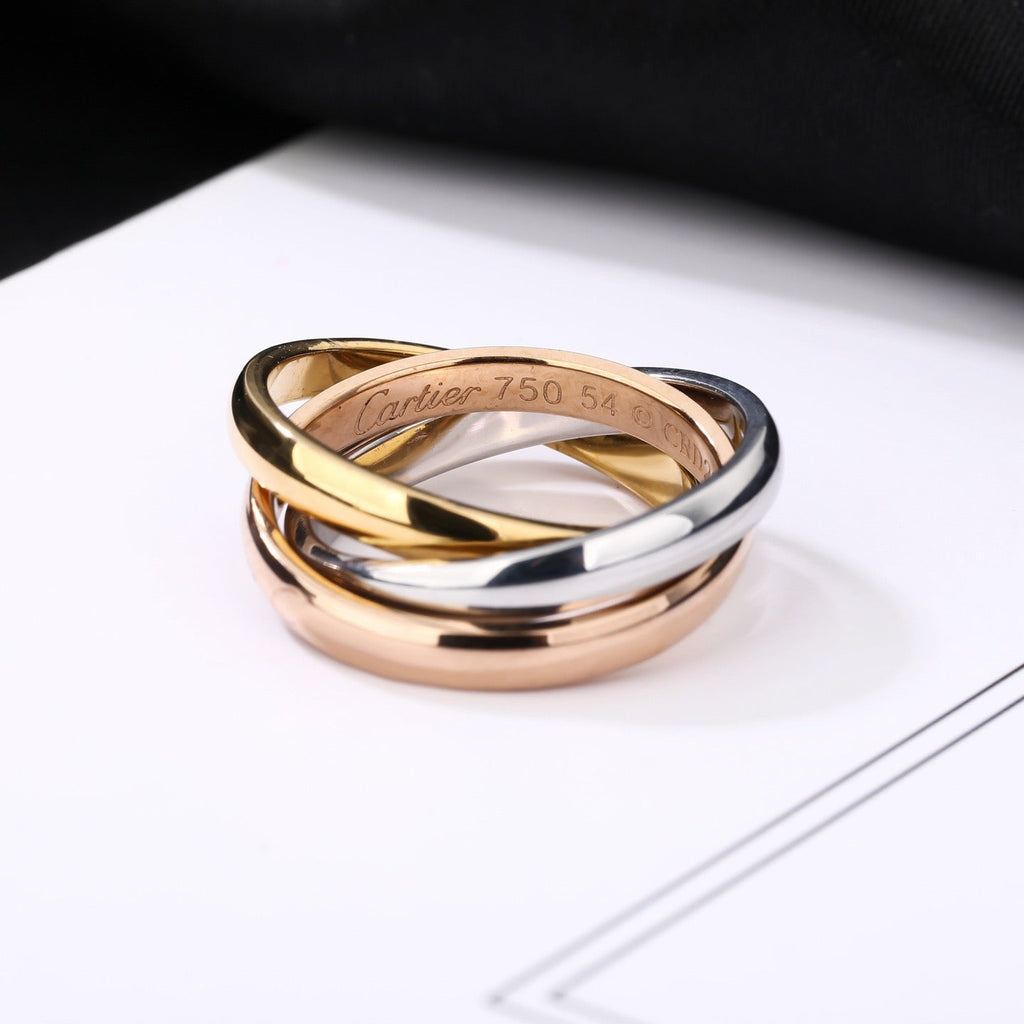 [LUXE JEWELRY] TRINITY 3.2MM RING COLLECTION