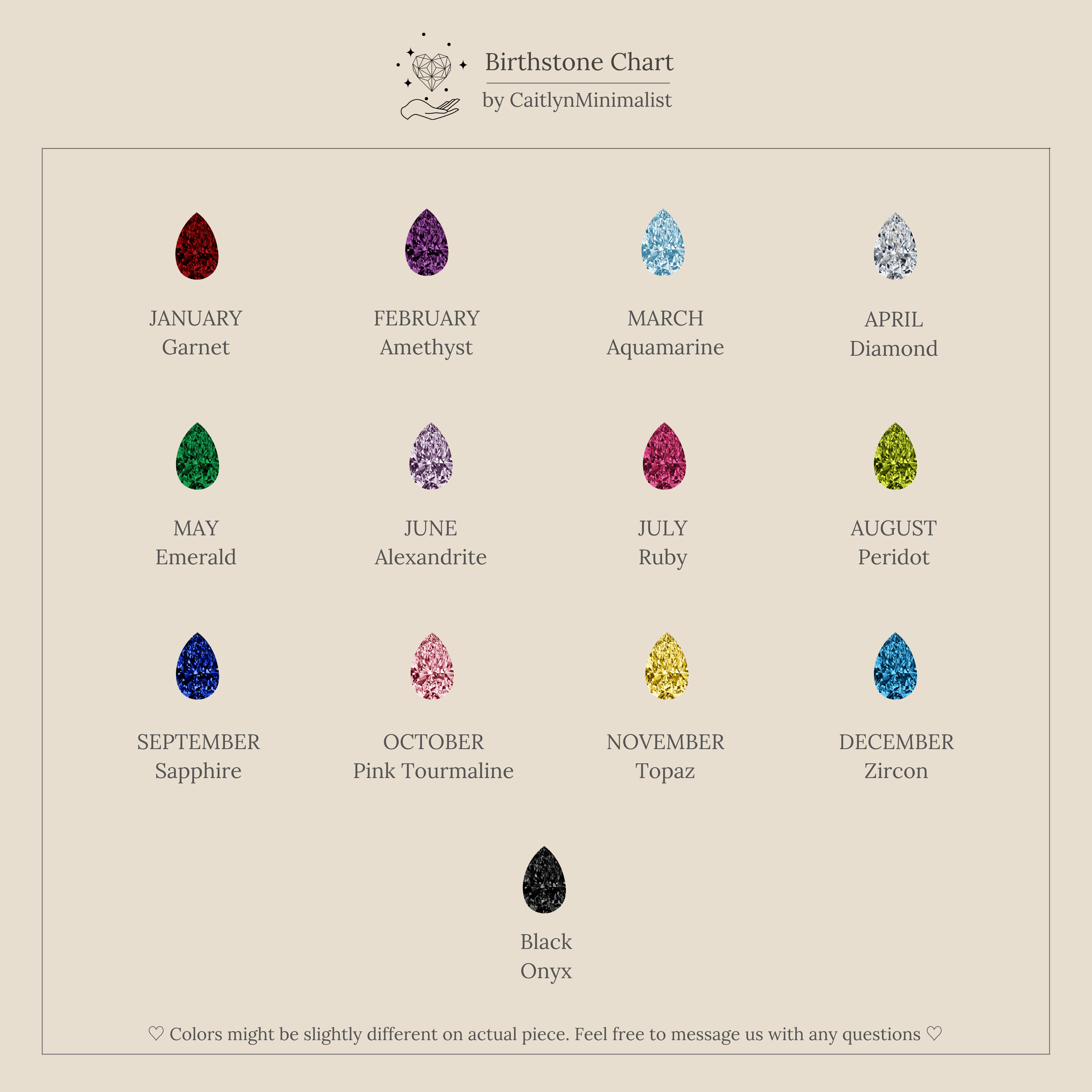 Duo Layered Birthstone Necklace