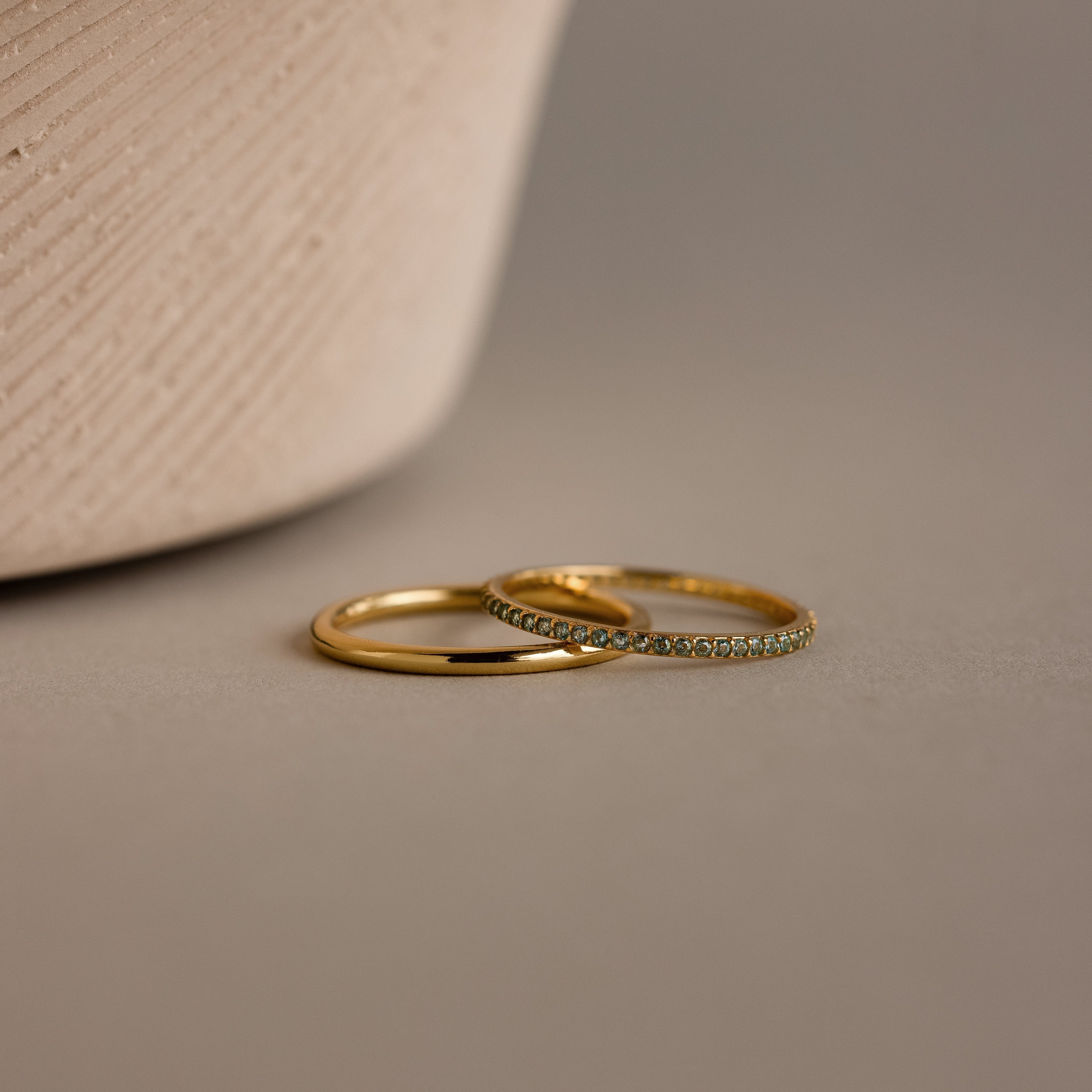 Birthstone Tennis Ring Set