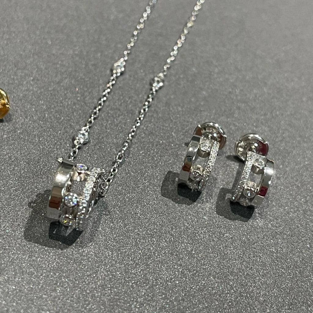 [LUXE JEWELRY]CHAIN MOVE ROMANE PEDAND NECKLACE