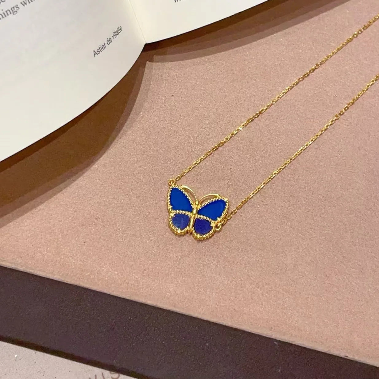 [LUXE JEWELRY] 2026 NEW LUCKY BUTTERFLY 1 MOTIFS NECKLACE