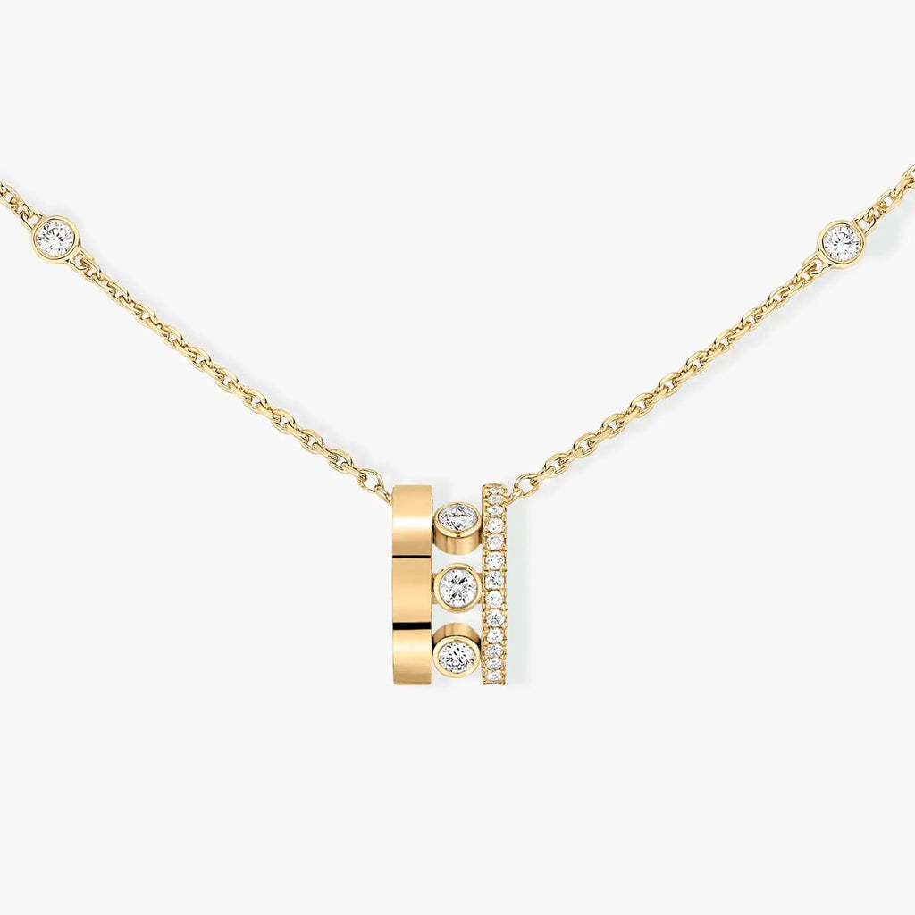 [LUXE JEWELRY]CHAIN MOVE ROMANE PEDAND NECKLACE