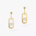 [LUXE JEWELRY] So Move XL Diamond Hoop Earring