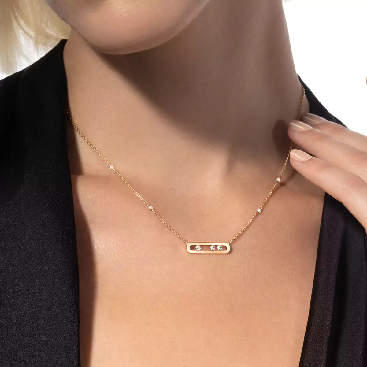 [LUXE JEWELRY]Baby Move Necklace