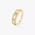 [LUXE JEWELRY] Baby Move Gold Diamond Pave_ Ring