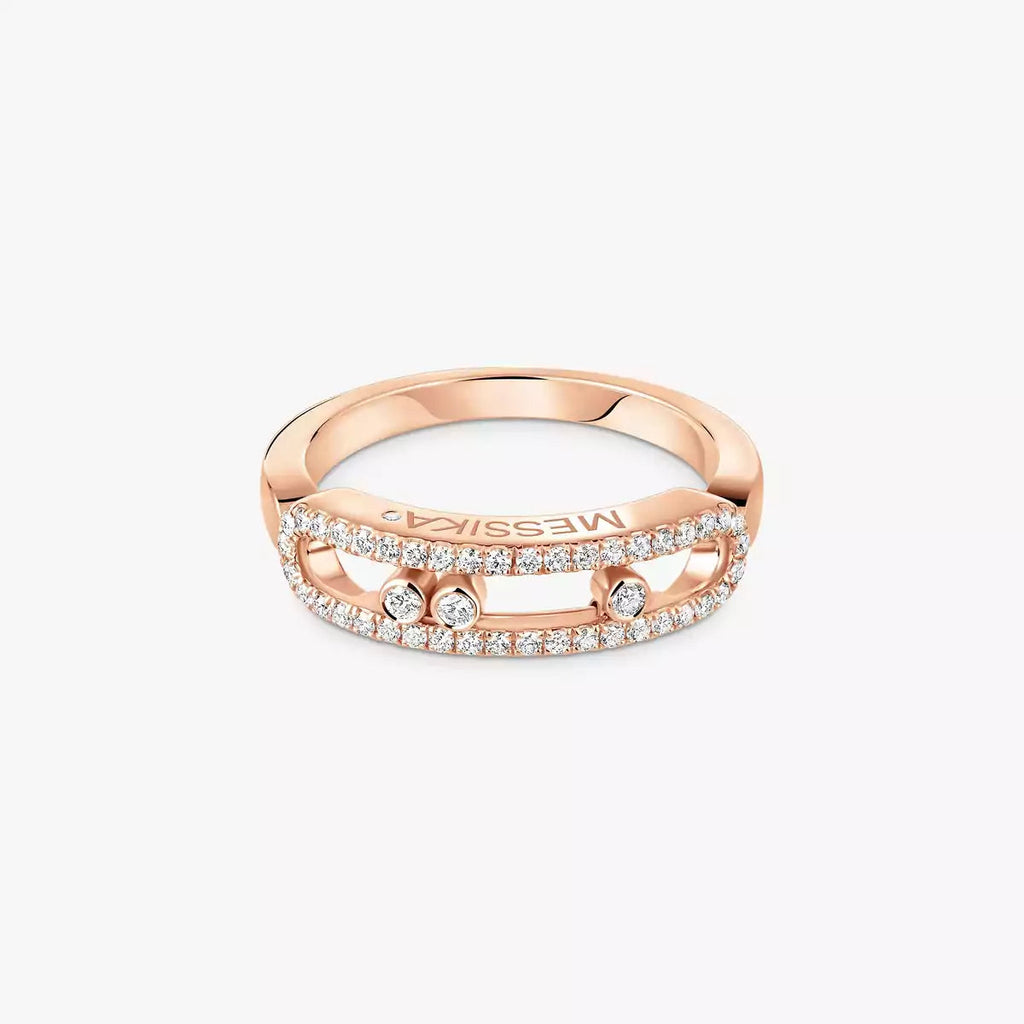 [LUXE JEWELRY] Baby Move Gold Diamond Pave_ Ring