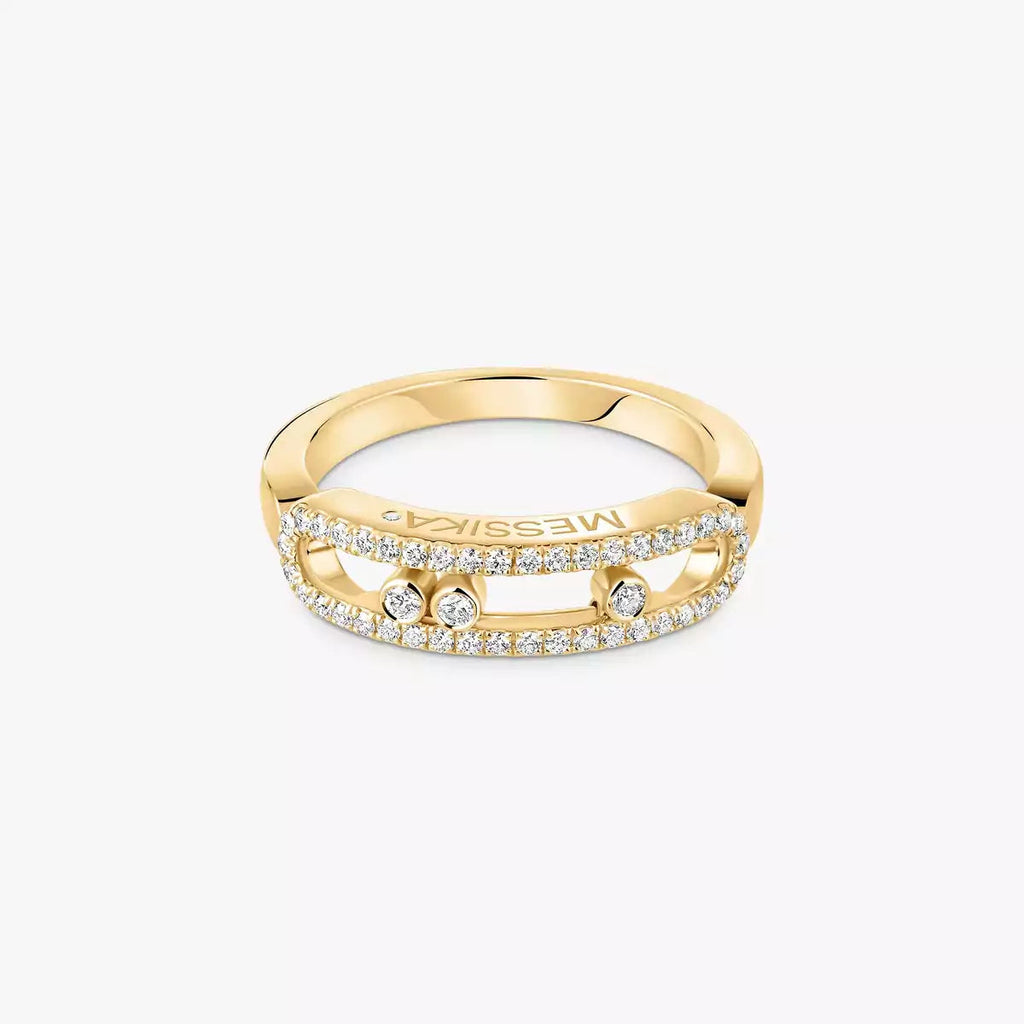 [LUXE JEWELRY] Baby Move Gold Diamond Pave_ Ring