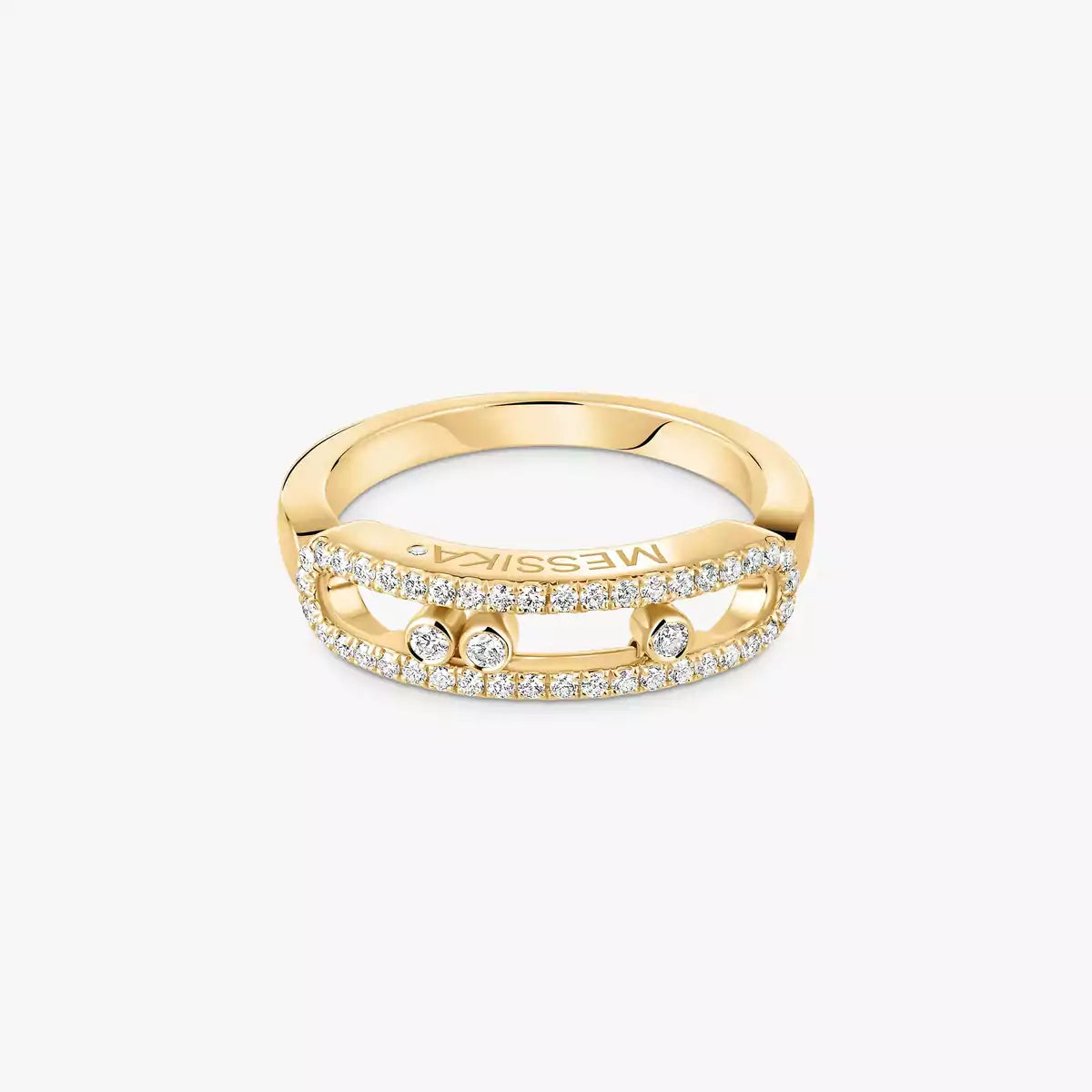 [LUXE JEWELRY] Baby Move Gold Diamond Pave_ Ring