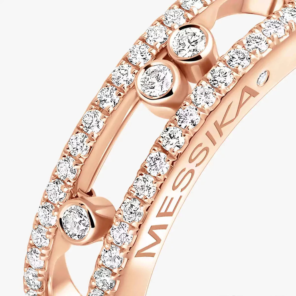 [LUXE JEWELRY] Baby Move Gold Diamond Pave_ Ring