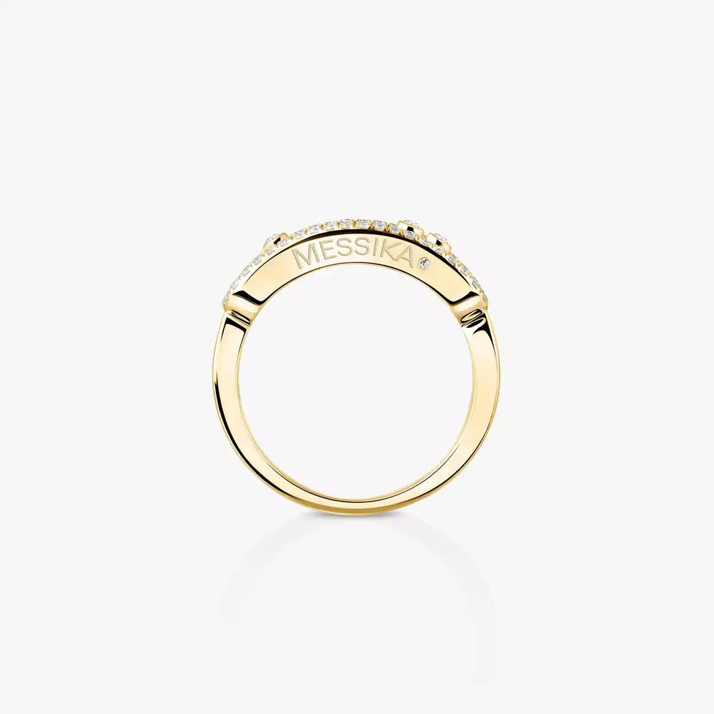 [LUXE JEWELRY] Baby Move Gold Diamond Pave_ Ring