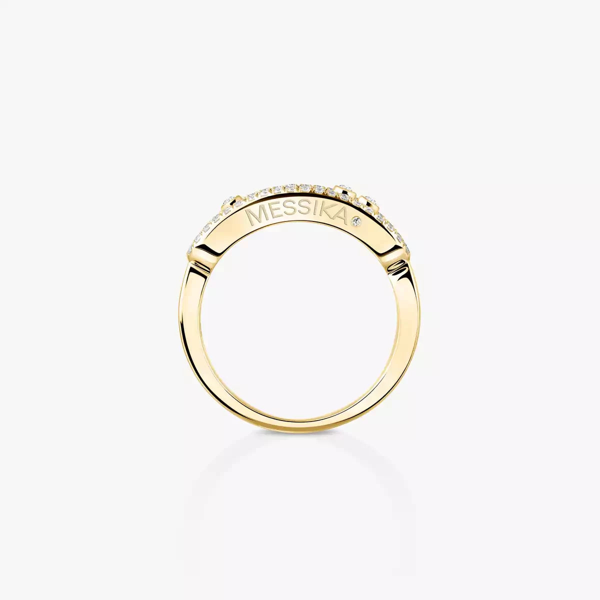 [LUXE JEWELRY] Baby Move Gold Diamond Pave_ Ring