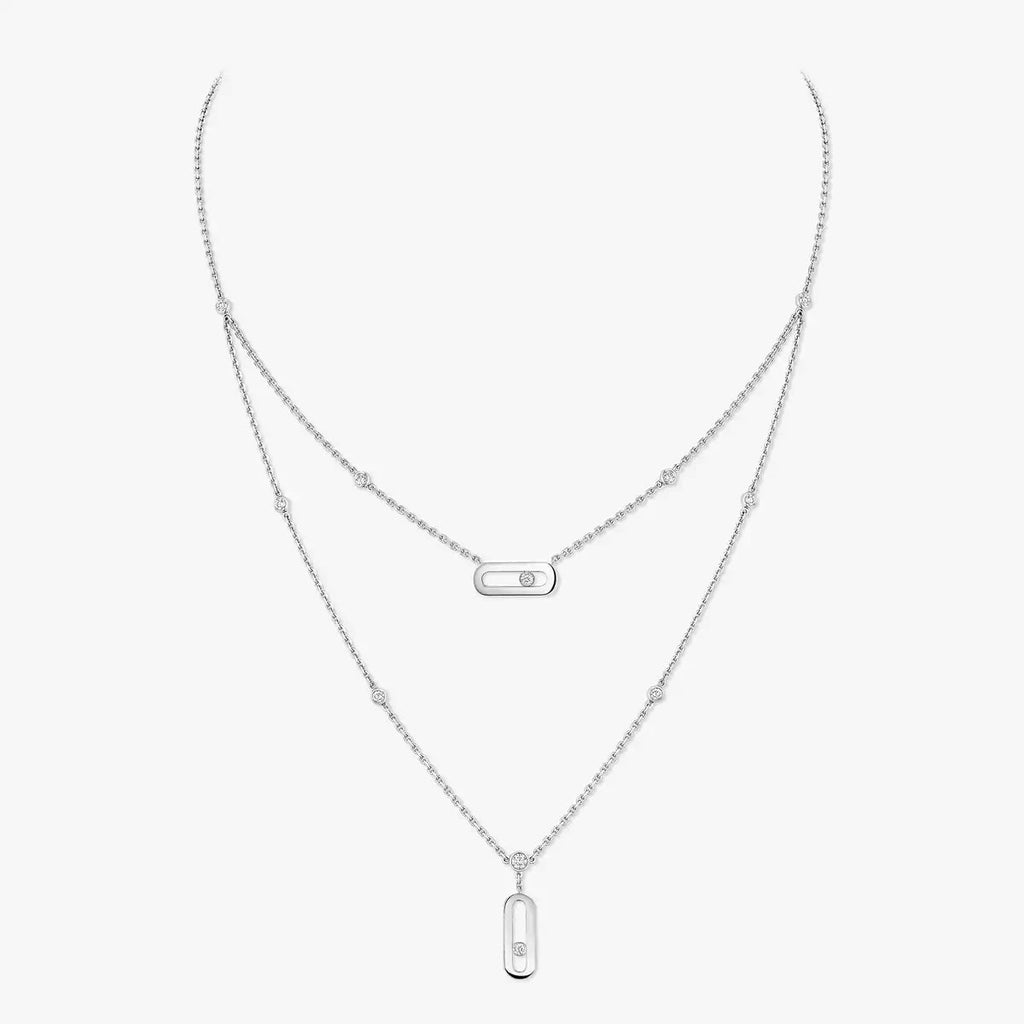 [LUXE JEWELRY] Move Uno Diamond Necklace