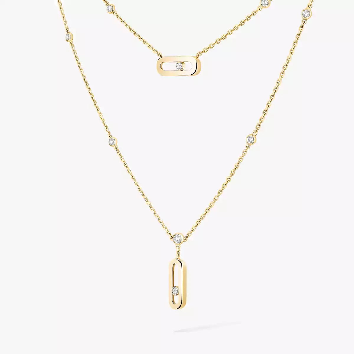 [LUXE JEWELRY] Move Uno Diamond Necklace