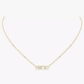 [LUXE JEWELRY] Baby Move Gold Diamond Necklace