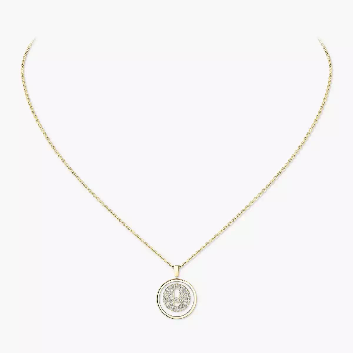 [LUXE JEWELRY] Lucky Move Diamond Necklace