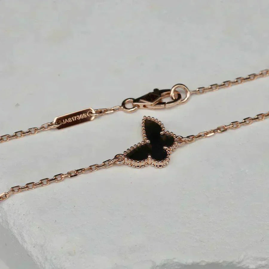 [LUXE JEWELRY]BUTTERFLY ONYX  BUTTERFLY BRACELET