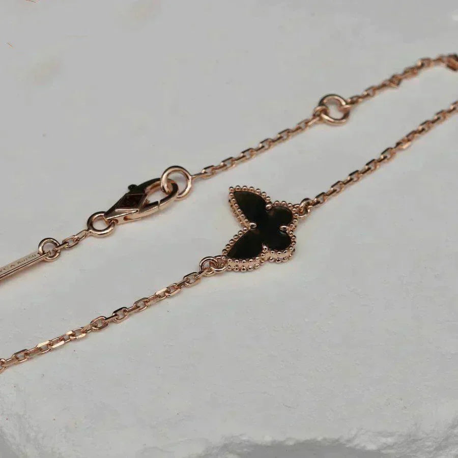 [LUXE JEWELRY]BUTTERFLY ONYX  BUTTERFLY BRACELET